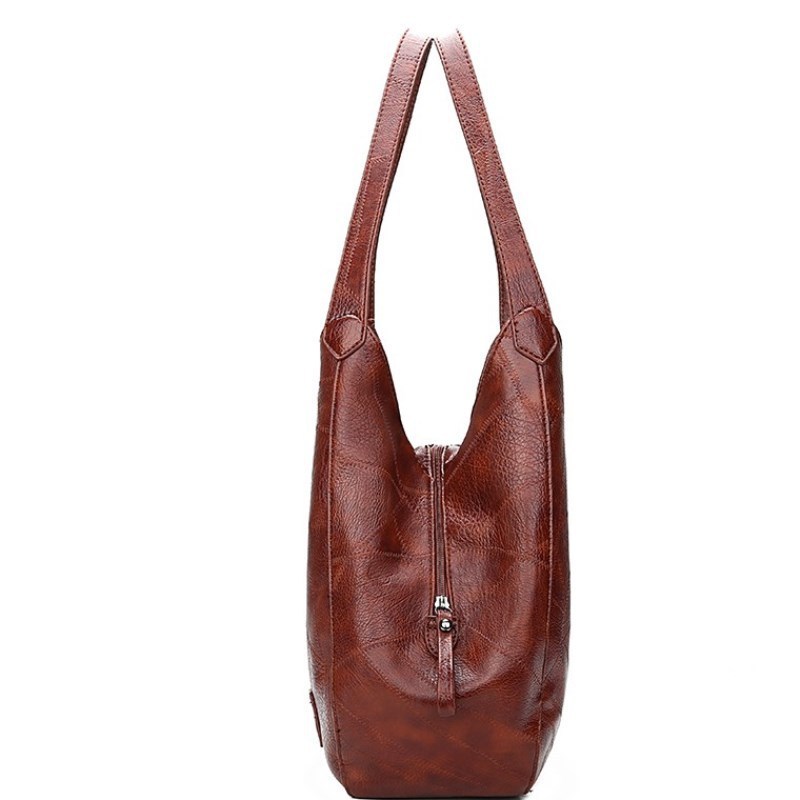 Womens Soft Leather Bag Stylish Shoulder And Tote Bag - Image 4